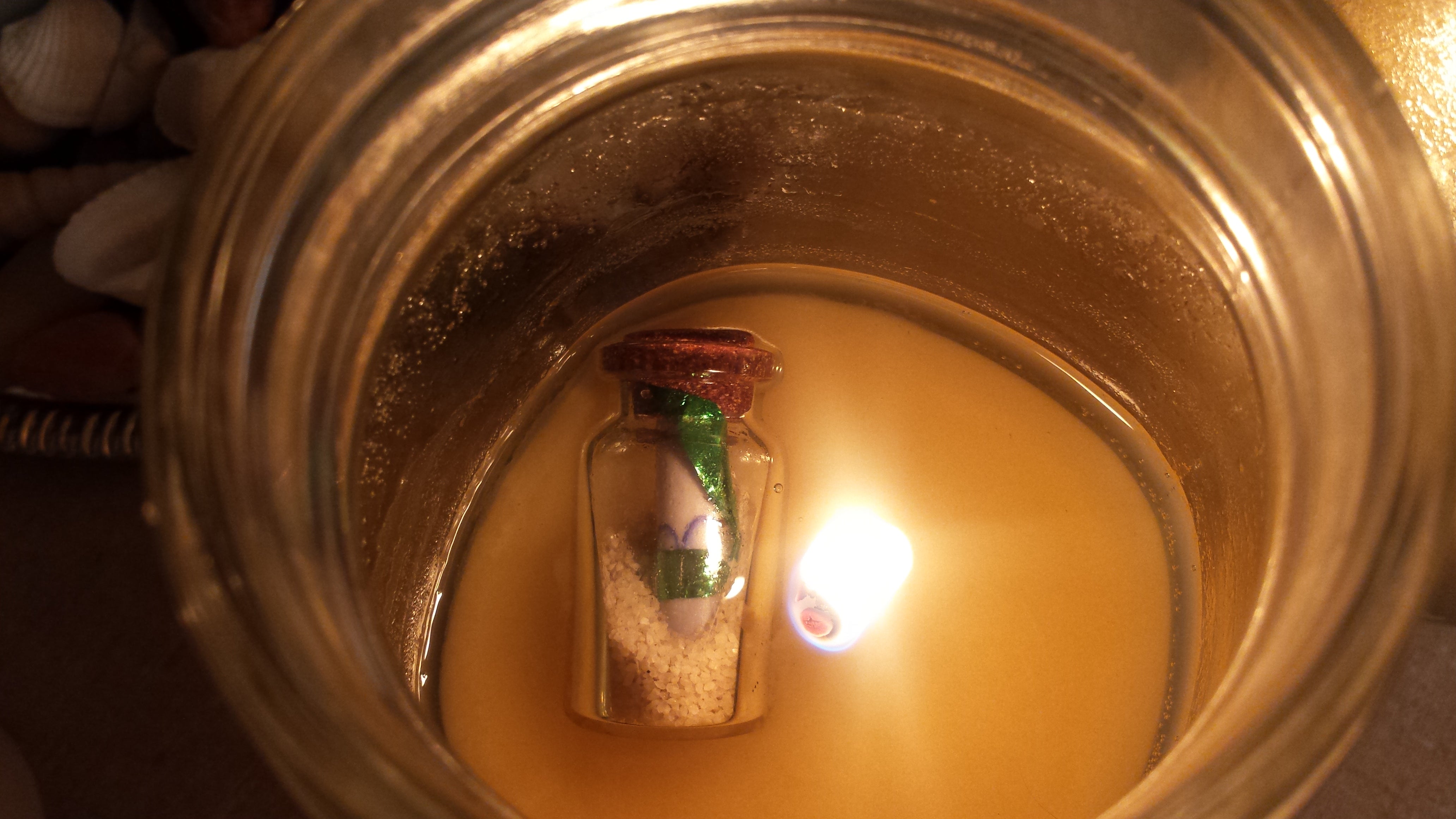 "Message In A Bottle" Candle